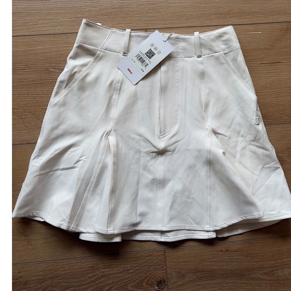 Wilson Cream Women's Tennis Skort